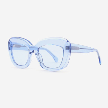 Retro Oversize Acetate Female Sunglasses