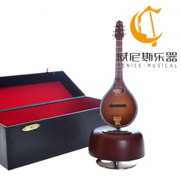 musical instrument type music gift music box hand crank
