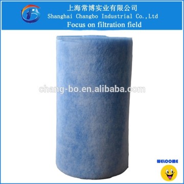 Spray booth pre filter media/Blue and white coarse air filter/Synthetic filter media