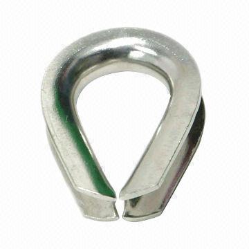 AISI 304 or 316 Stainless Steel Wire Rope Thimble in US Type