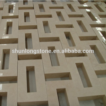 Cream marble brick,wall decorative stone