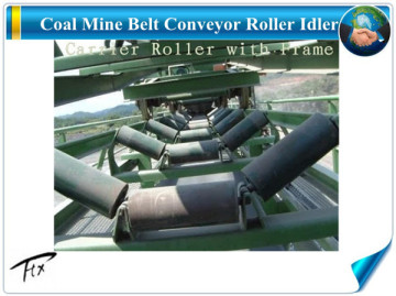 D108*380 Sone Quarry Conveyor Flat Idler Roller