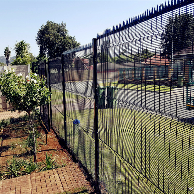 Galvanized Garden 358 High Security Anti-climb Fence