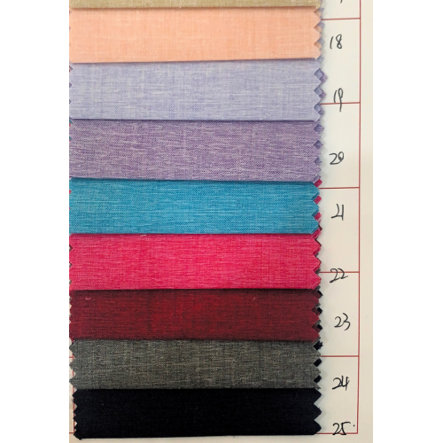 Multi Color TC Slub-Looking Fabric