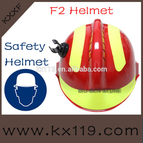 Red With Yellow reflective rescue helmet emergency helmet