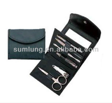 Leather case Manicure Set