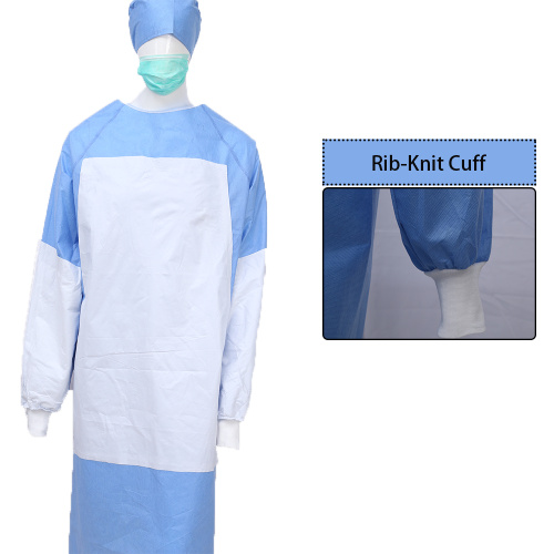 Robe renforcée stérile jetable non tissée pour hôpital