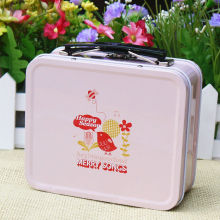 Large rectangular tin lunch box