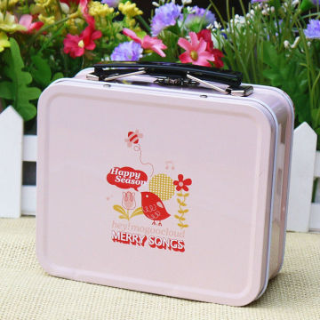 Large rectangular tin lunch box