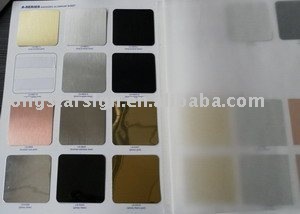 Satin anodized aluminum sheet