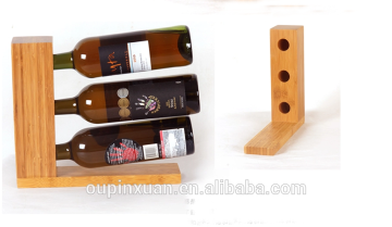 Simple&fancy bamboo wine rack , 2014 new product wine display rack
