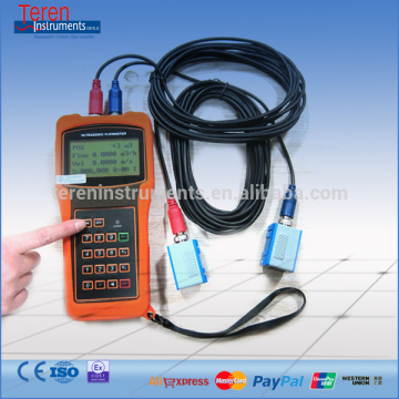 protable ultrasonic flow meter for water china supplier