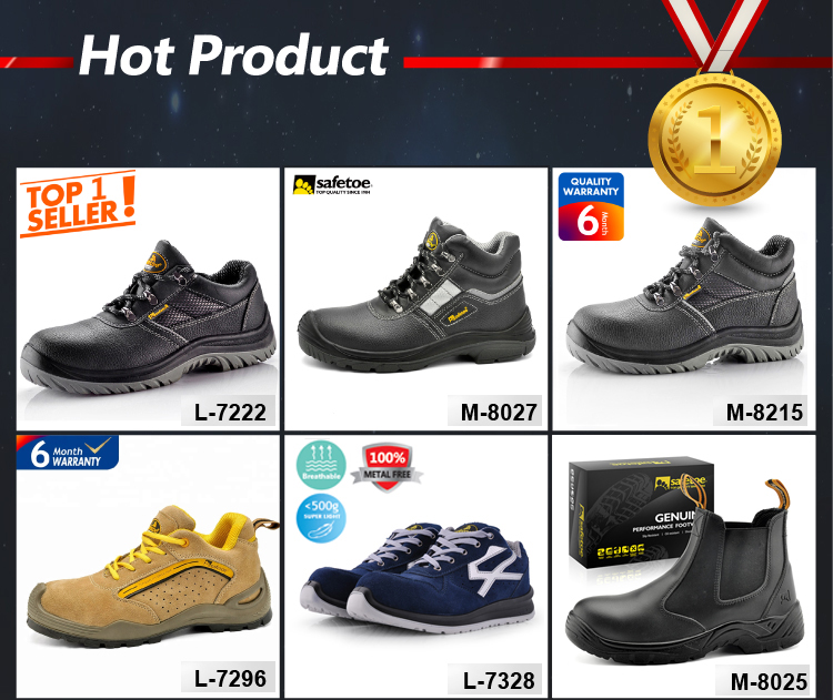 SAFETOE Brand Africa Style CE Approved Steel Toe And Steel Plate Industrial Men Safety Shoes