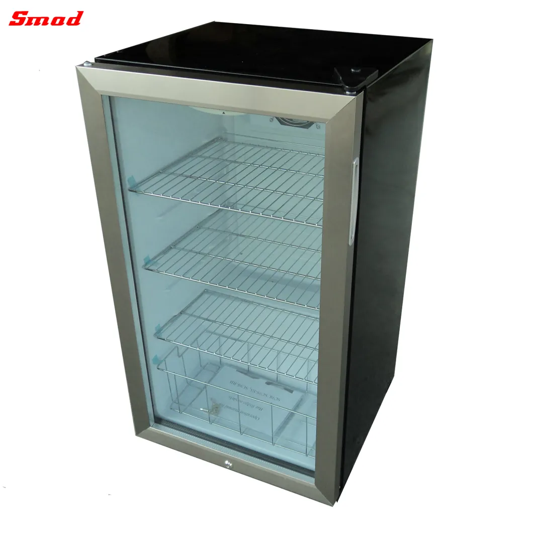 3 Doors Counter Top Beverage Fridge Beer Display Cooler Refrigerator Under Back Bar Beer Cooler