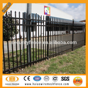 Spear Top iron Square tube garrison fence