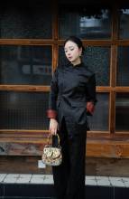 Shisanchai Silk Road Xiangyunsha Silk Trousers