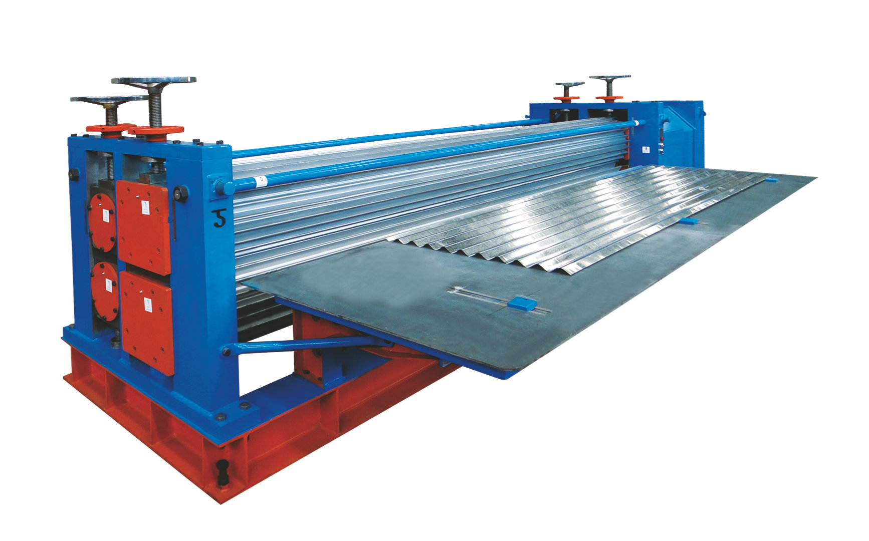 corrugated iron machine