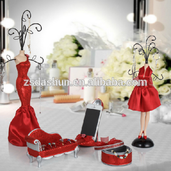 Wedding Jewelry rack set resin jewelry display rack Jewelry display holder