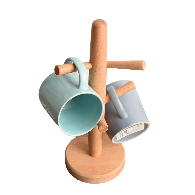 Бамбуковый современный подстаканник для кофейной чашки Bamboo Modern Coffee Cup Holder