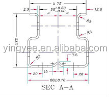 Goede kwaliteit hoge snelheid opberg rekrolvorming machine / stalen rollormer / rollorming machine