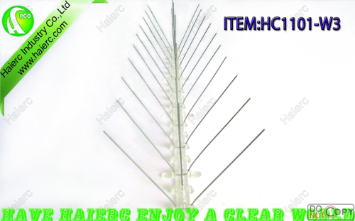 Plastic Base Anti Bird Spikes for Cornices (HC1101-W3)