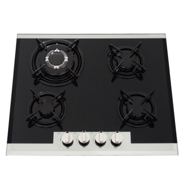 Hobs in vetro nero 4 bruciatore in Malayzia