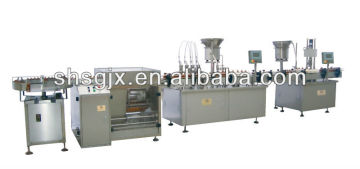 SGGXX-Pleastic bottle liquid filling production line.20ml-500ml Glass/ plastic bottle liquid filling production line