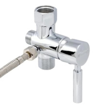 Brass Hot and Cold Bidet Mixing Valve Tee Adapter - Bathroom Fitting