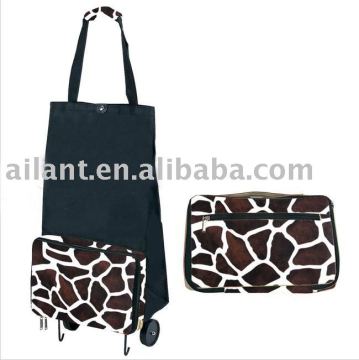 folding wheel shopping bag