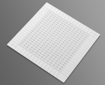 Aluminum Oxide Ceramic Substrate For Crystal Oscillator