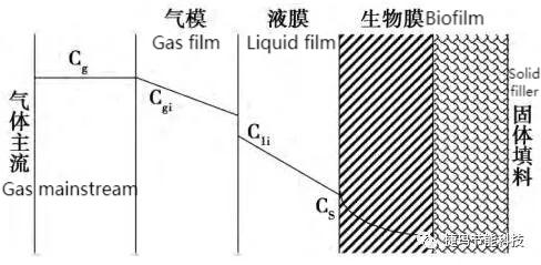 Gas mass transfer process