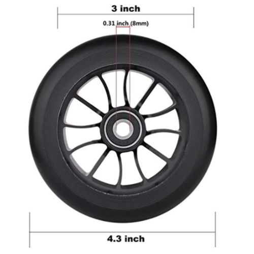 사용자 정의 110mm 프로 스턴트 스쿠터 휠