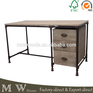 vintage rustic office desk