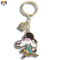 Lógó Saincheaptha Miotail Keychain Múnlaithe