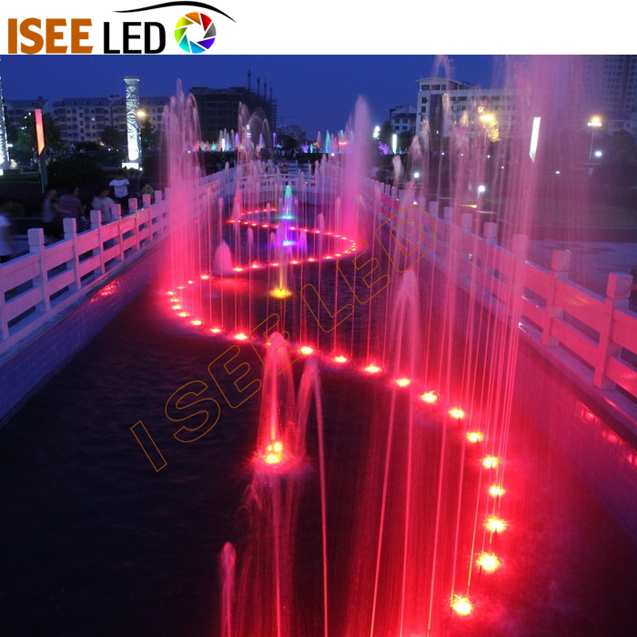 IP68 DMX نافورة ضوء LED تحت الماء