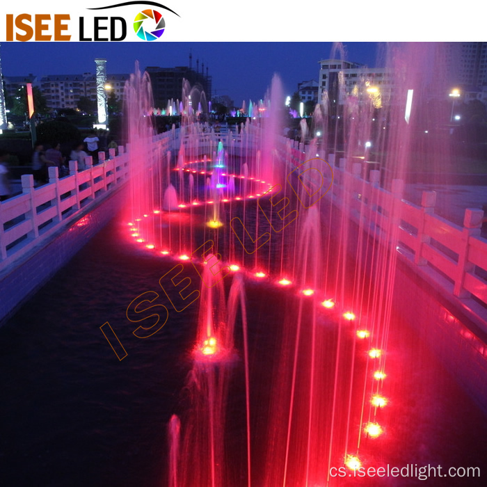 Podvodní fontána RGB LED LED LAMP MUSIC CONTROL