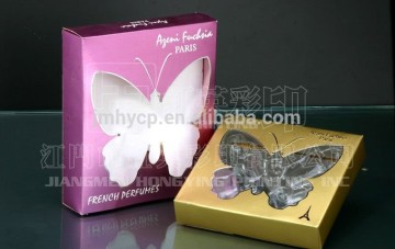 Customized window presentation box paper perfume box