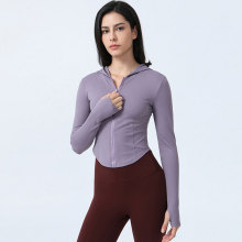 Women's Equestrian Clothing Fabric Full Zipper Jacket