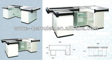 Electronic Cashier checkout table/Electronic supermarket checkout counter/Electronic desk for supermarket