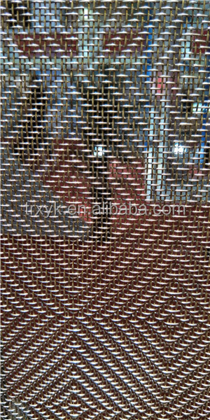 copper metal interior screen mesh for indoor decoration