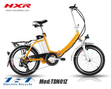 Folding electric bicycle