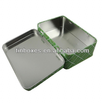 rectangular custom hinged mint tin box