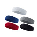 Wholesale Custom Cotton Elastic Women Men Gym Fitness Sweat Hair Band Nonslip Sweatbands