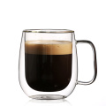 Double Walled Glass Cups for Tea/Coffee/Latte/Cappuccino/Espresso/Beer Set of 2