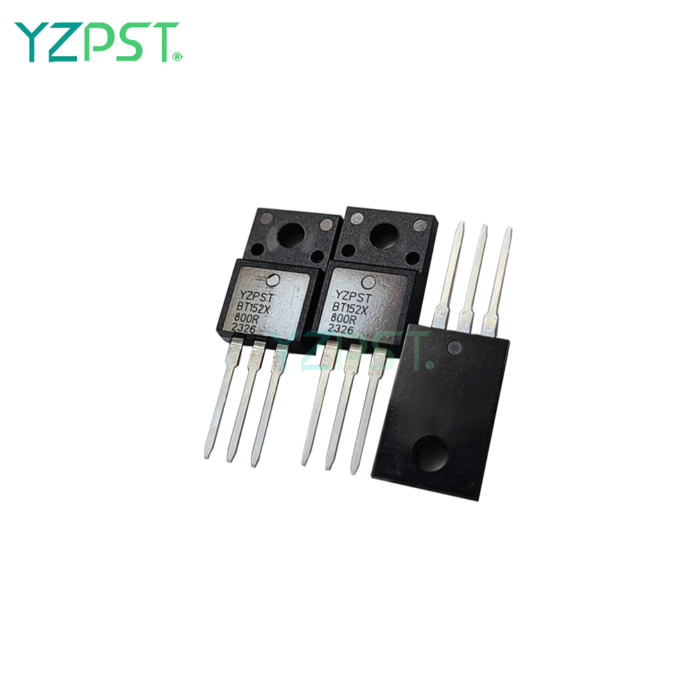 Keupayaan tinggi Rintangan Kejutan Semasa 800V BT152X-800R TRIAC TO-220F