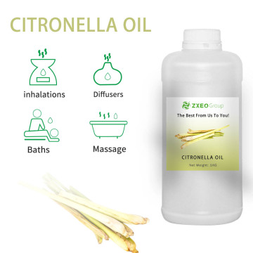 Fornecimento de fábrica 100% natural de óleo de citronela