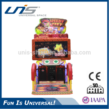 UNIS dinosaur themed speedy feet-fast paced redemption game