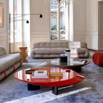 Nordic-Inspired Luxury Minimalist Coffee Table Set - High-End Modern Designer Furniture