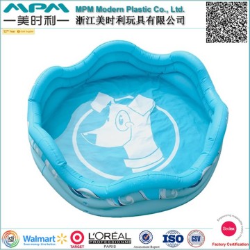 pvc foldable inflatable pets swimming pool for dogs