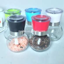 Spherical pepper salt mill grinder